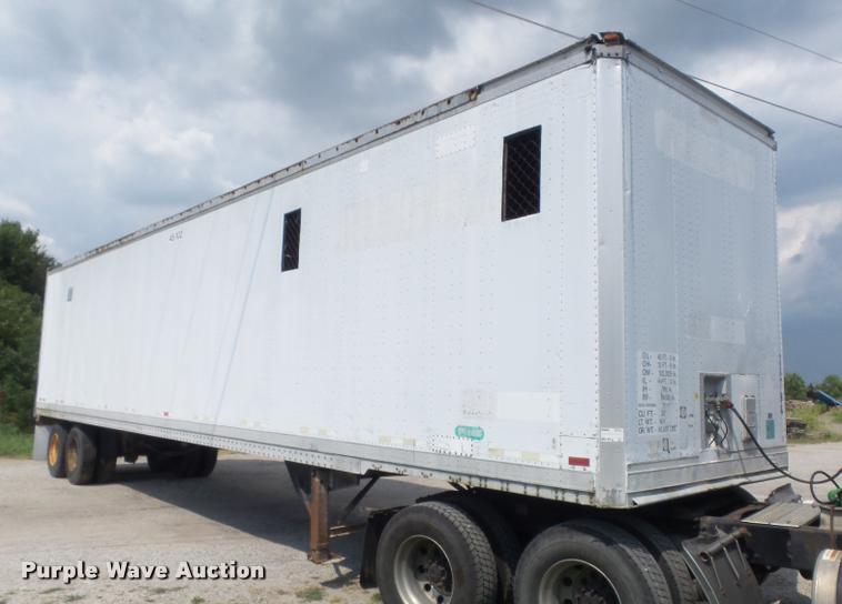 image for item K7500 1995 Pine dry van trailer