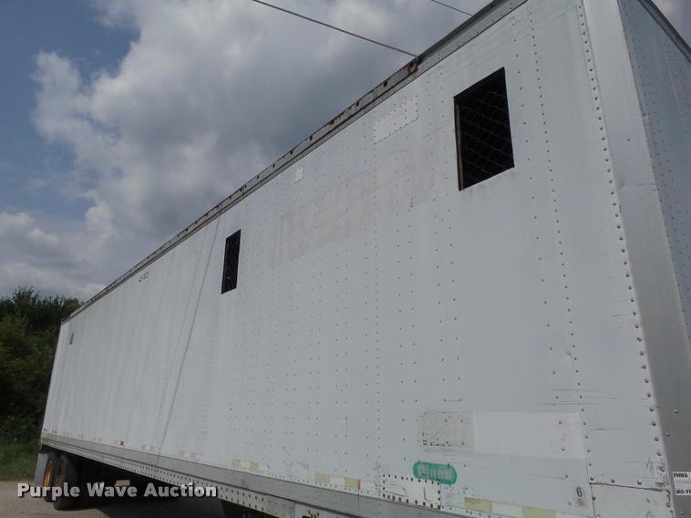 image for item K7500 1995 Pine dry van trailer