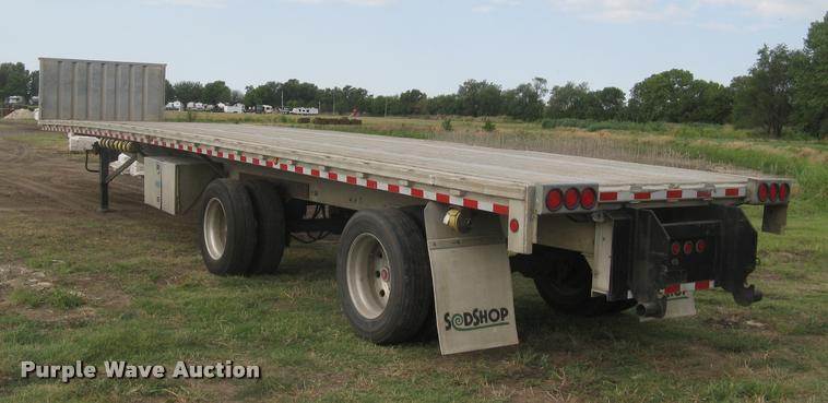 image for item L2304 1996 Chaparral flatbed trailer