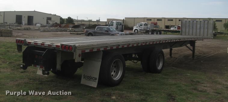image for item L2304 1996 Chaparral flatbed trailer
