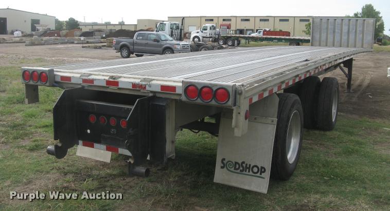 image for item L2304 1996 Chaparral flatbed trailer
