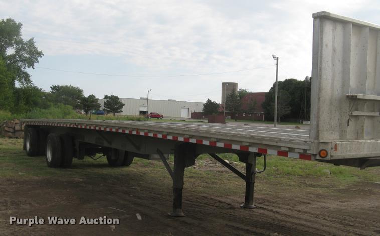 image for item L2304 1996 Chaparral flatbed trailer