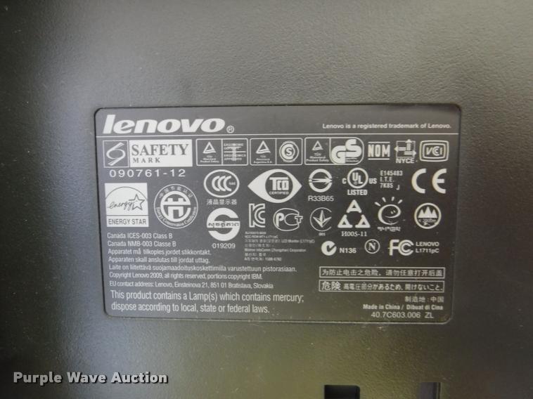 image for item BY9846 (35) Lenovo ThinkVision monitors