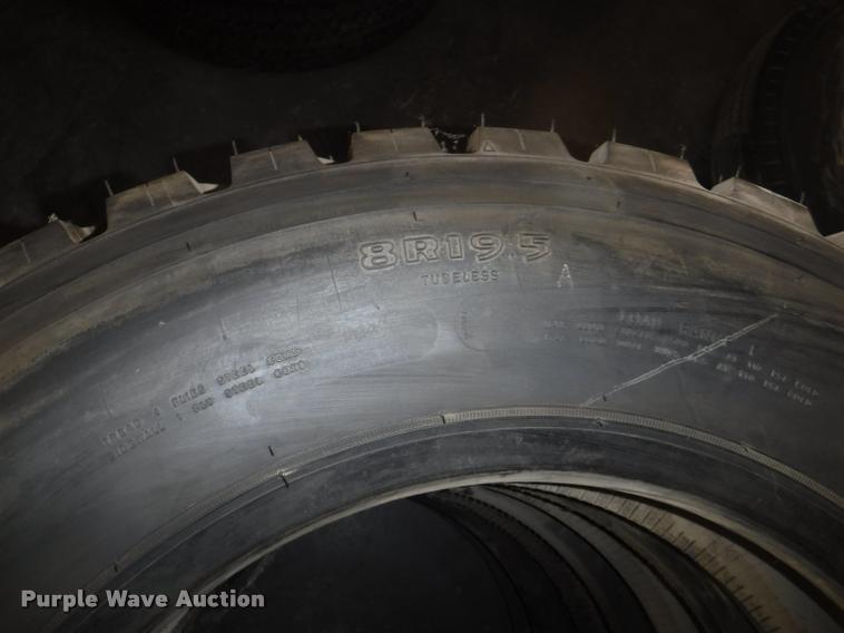 image for item BY9891 (6) Goodyear 8R19.5 tires