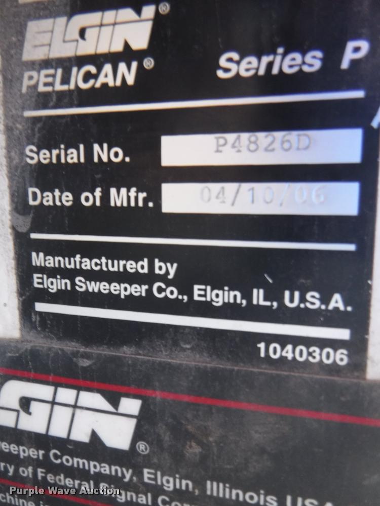 image for item DA1744 2006 Elgin Pelican street sweeper