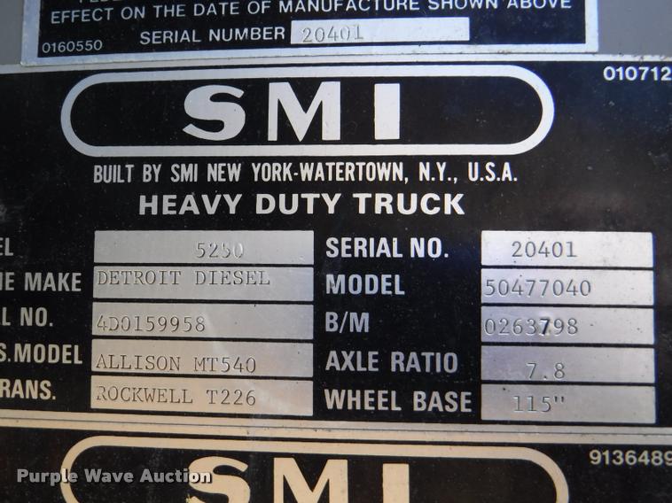 image for item DA1745 1979 Snow Master SMI 5250 snow blower truck