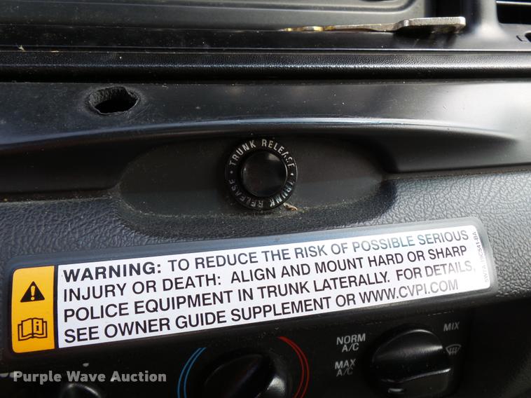 image for item DA2350 2009 Ford Crown Victoria Police Interceptor