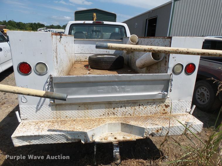 image for item DA2352 1995 Ford F250 utility bed pickup truck