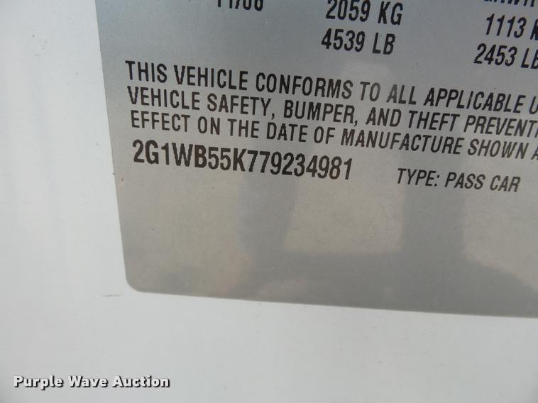 image for item DA2361 2007 Chevrolet Impala