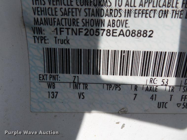 image for item DA2365 2008 Ford F250 Super Duty pickup truck