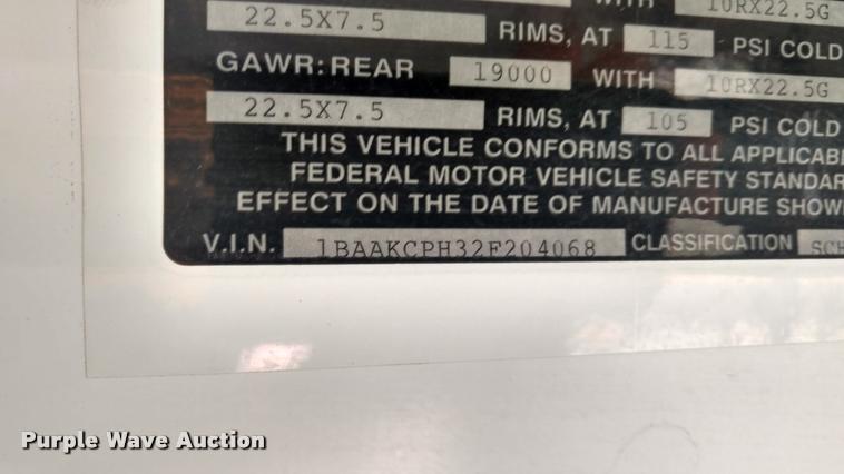 image for item DA5638 2002 Blue Bird TC2000 school bus