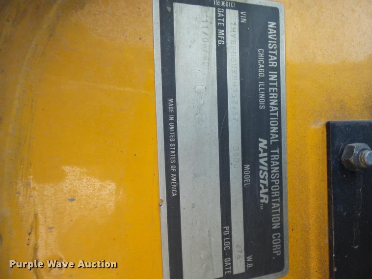 image for item DB6239 1991 International 3800 school bus