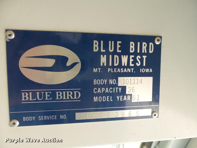 image for item DB6240 2000 Workhorse P30 Blue Bird school bus