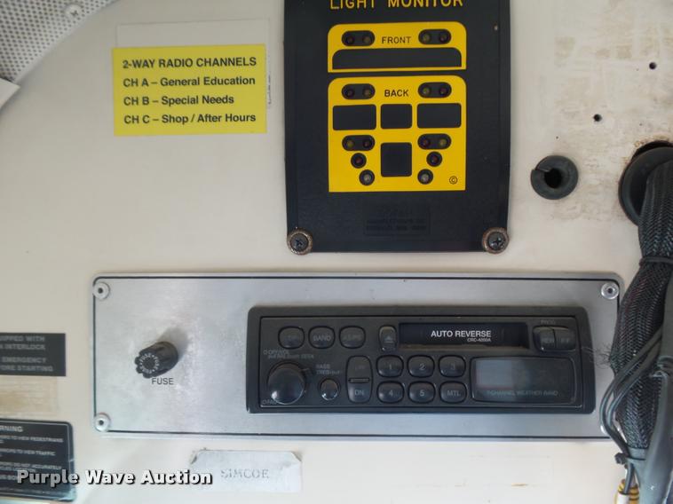 image for item DB6242 1997 Blue Bird TC2000 school bus