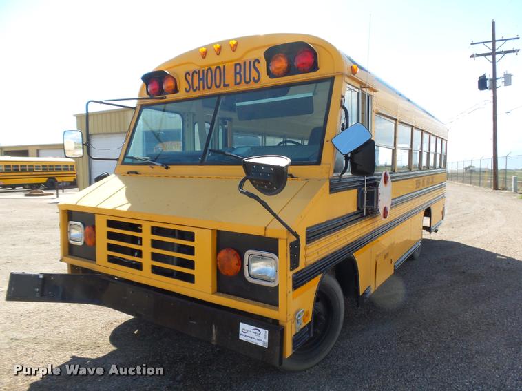 image for item DB6246 1998 GMC P3500 Blue Bird school bus