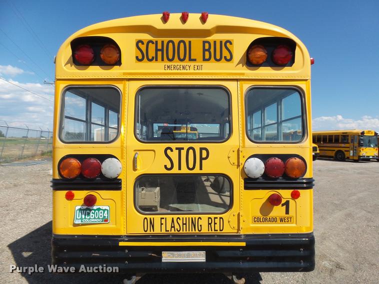 image for item DB6246 1998 GMC P3500 Blue Bird school bus