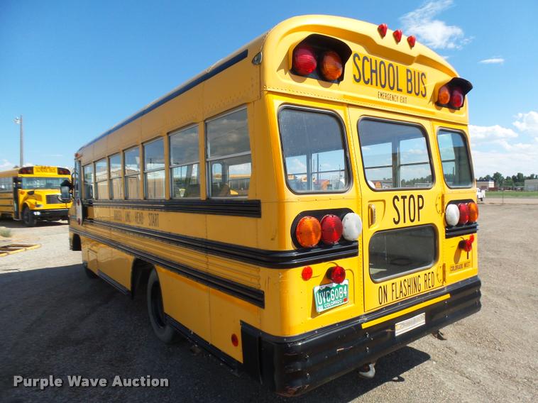 image for item DB6246 1998 GMC P3500 Blue Bird school bus