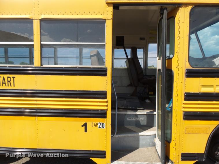 image for item DB6246 1998 GMC P3500 Blue Bird school bus