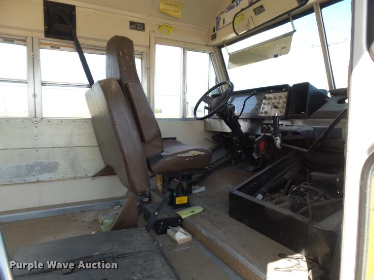 image for item DB6246 1998 GMC P3500 Blue Bird school bus