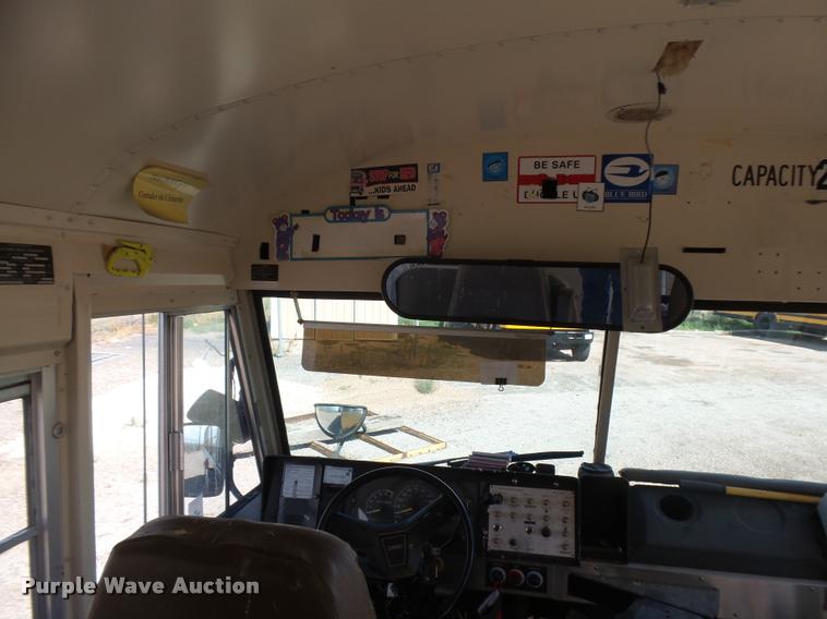 image for item DB6246 1998 GMC P3500 Blue Bird school bus