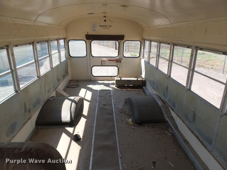 image for item DB6246 1998 GMC P3500 Blue Bird school bus