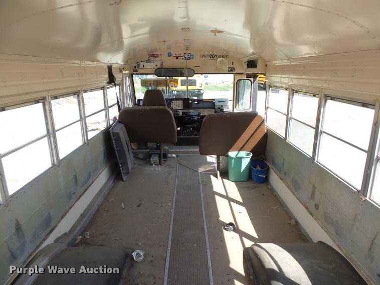 image for item DB6246 1998 GMC P3500 Blue Bird school bus