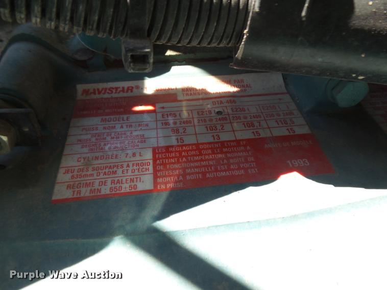 image for item DB6247 1993 International 3800 school bus