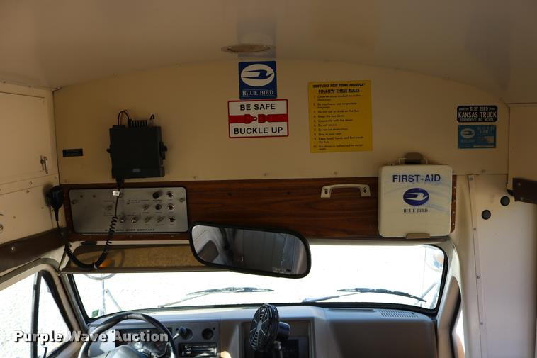 image for item DB9294 1995 Chevrolet G30 Blue Bird school bus