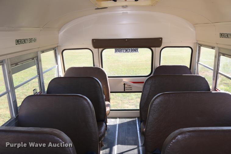 image for item DB9294 1995 Chevrolet G30 Blue Bird school bus