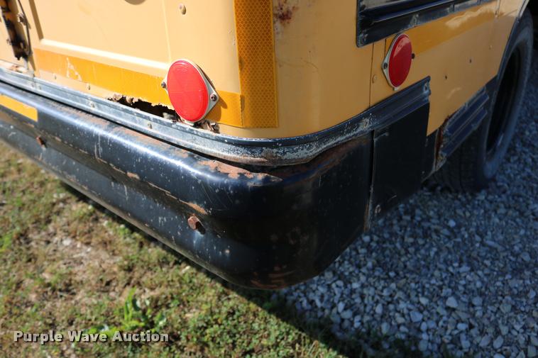 image for item DB9294 1995 Chevrolet G30 Blue Bird school bus