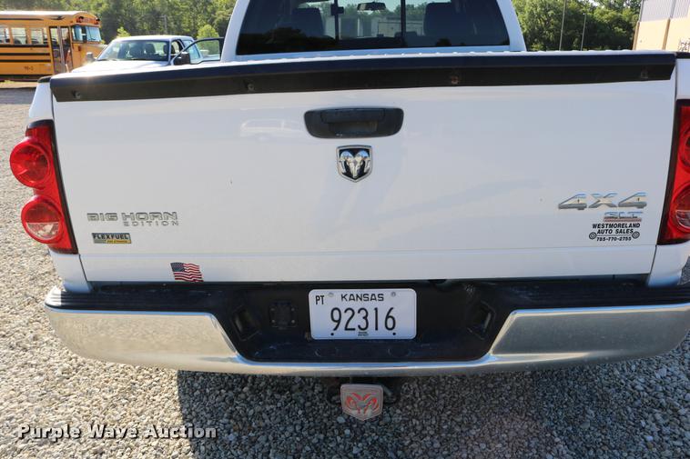 image for item DB9295 2007 Dodge Ram 1500 Quad Cab pickup truck