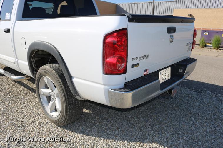 image for item DB9295 2007 Dodge Ram 1500 Quad Cab pickup truck