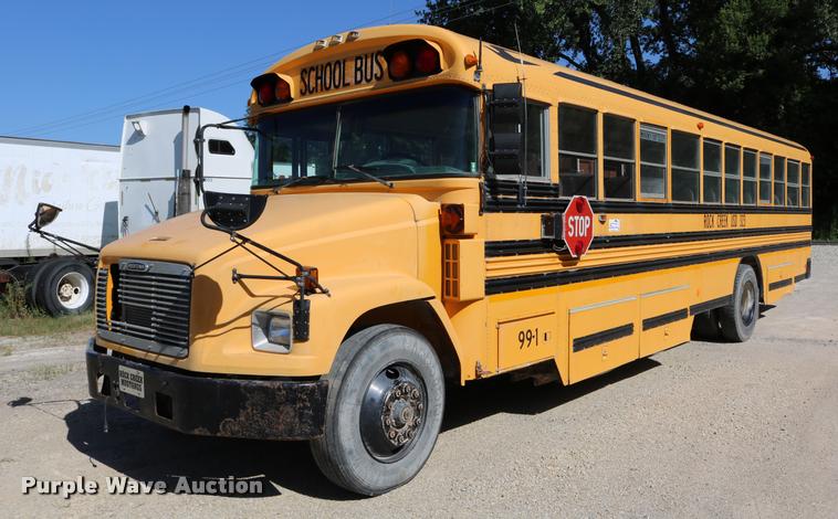 image for item DB9296 1999 Freightliner FS65 Blue Bird school bus