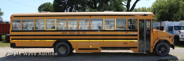 image for item DB9296 1999 Freightliner FS65 Blue Bird school bus