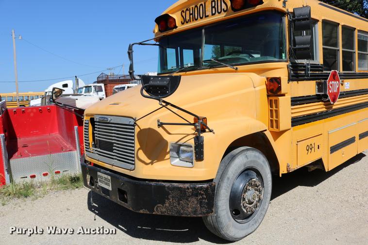 image for item DB9296 1999 Freightliner FS65 Blue Bird school bus
