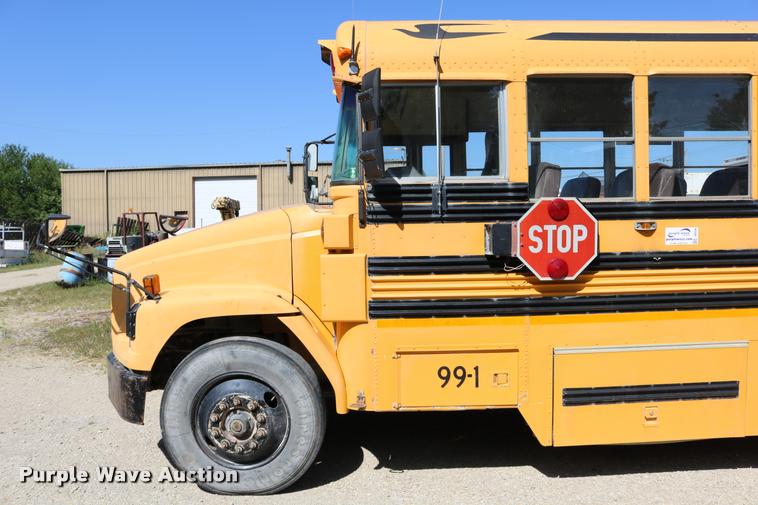 image for item DB9296 1999 Freightliner FS65 Blue Bird school bus