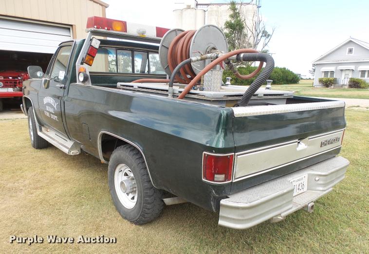 image for item DC3931 1984 Chevrolet Silverado 20 fire truck