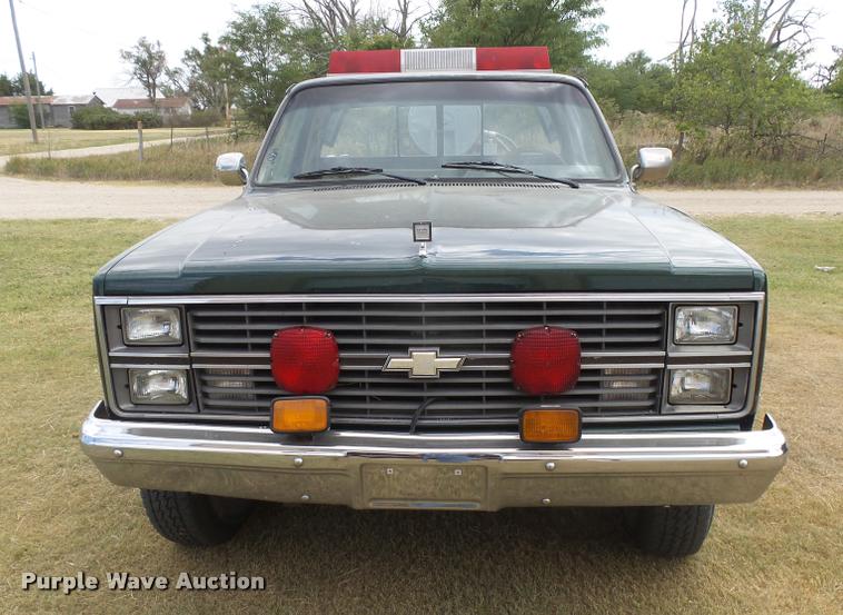 image for item DC3931 1984 Chevrolet Silverado 20 fire truck