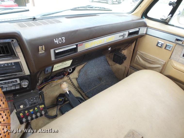 image for item DC3931 1984 Chevrolet Silverado 20 fire truck