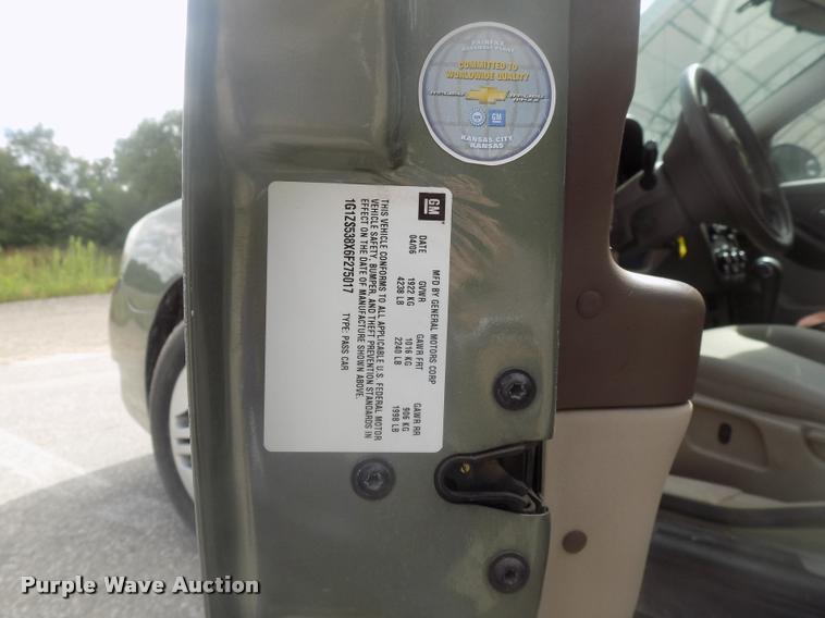 image for item DC4975 2006 Chevrolet Malibu LS