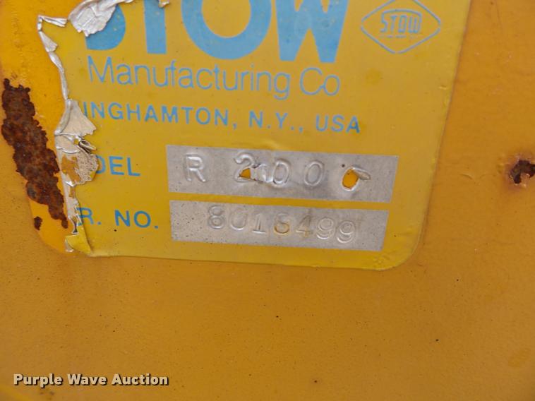 image for item DC6811 Stow Western R2000 double drum roller