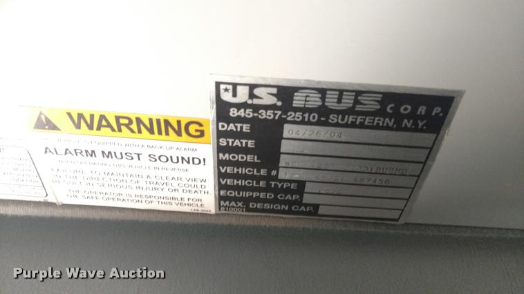 image for item DI9839 2004 Ford E450 school bus