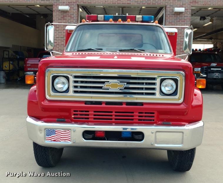 image for item DI9840 1980 Chevrolet C60 fire truck