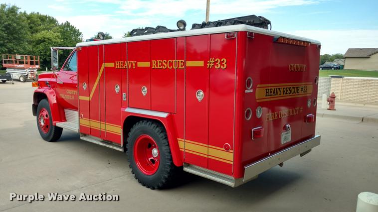 image for item DI9840 1980 Chevrolet C60 fire truck