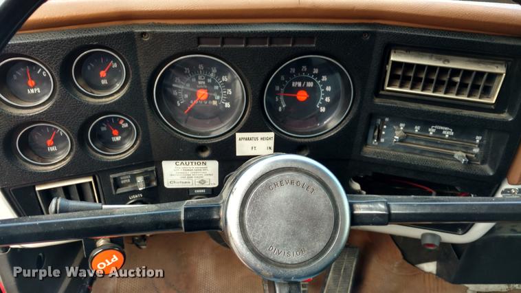 image for item DI9840 1980 Chevrolet C60 fire truck