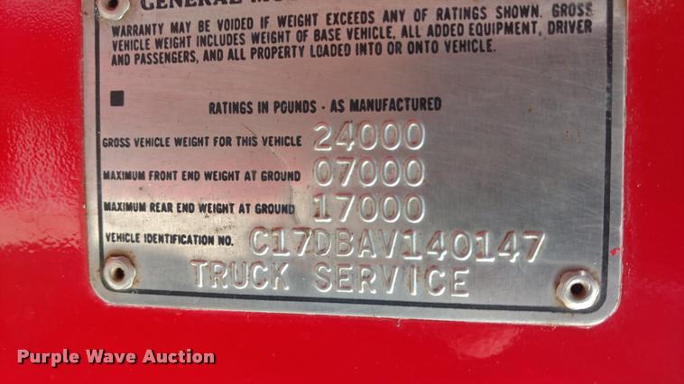 image for item DI9840 1980 Chevrolet C60 fire truck