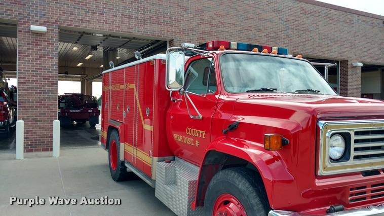 image for item DI9840 1980 Chevrolet C60 fire truck