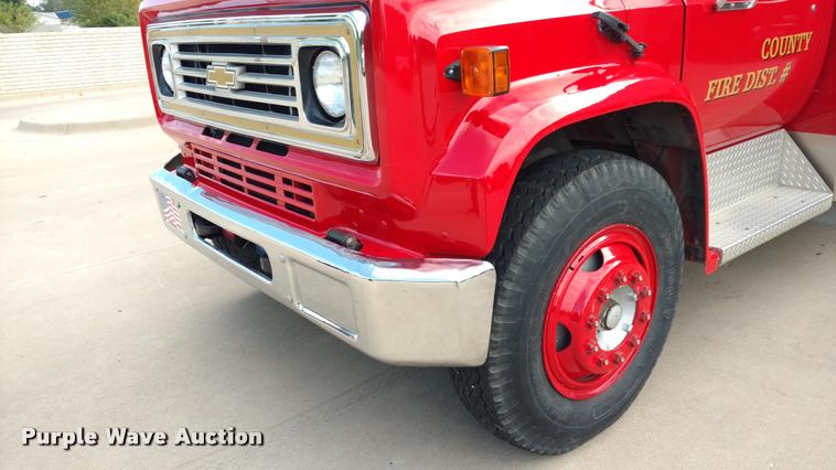 image for item DI9840 1980 Chevrolet C60 fire truck