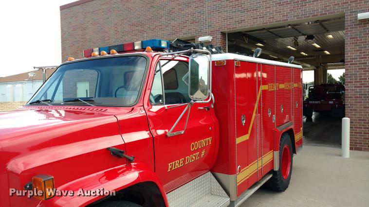 image for item DI9840 1980 Chevrolet C60 fire truck