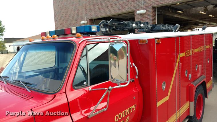 image for item DI9840 1980 Chevrolet C60 fire truck